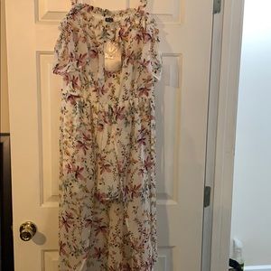 NWT LilyRose hi/low shorts suit